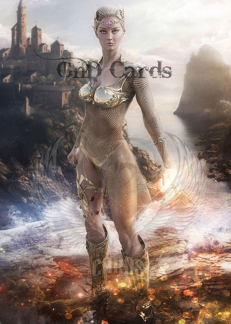 Art Print **Elf Queen** 13x19 Inches